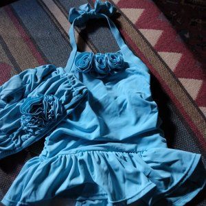 Gymboree swimsuit with cap